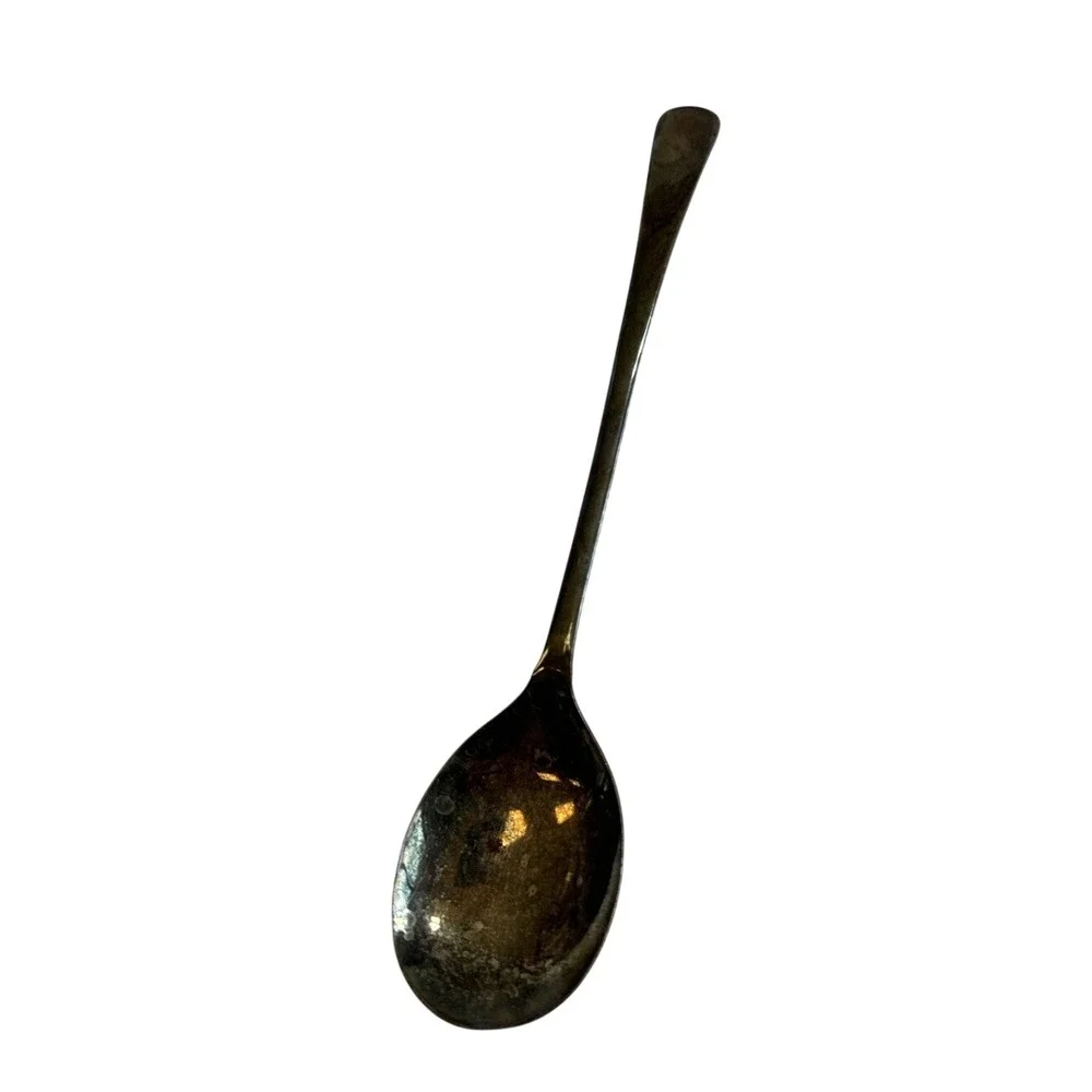 Vintage Silver Plate Spoon Flatware Sheffield England‎ 9 Inch Salad Serving